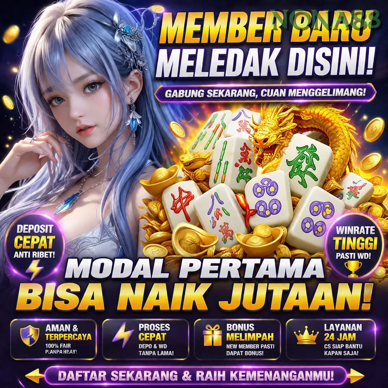 Login nona88 Sekarang Bonus Melimpah