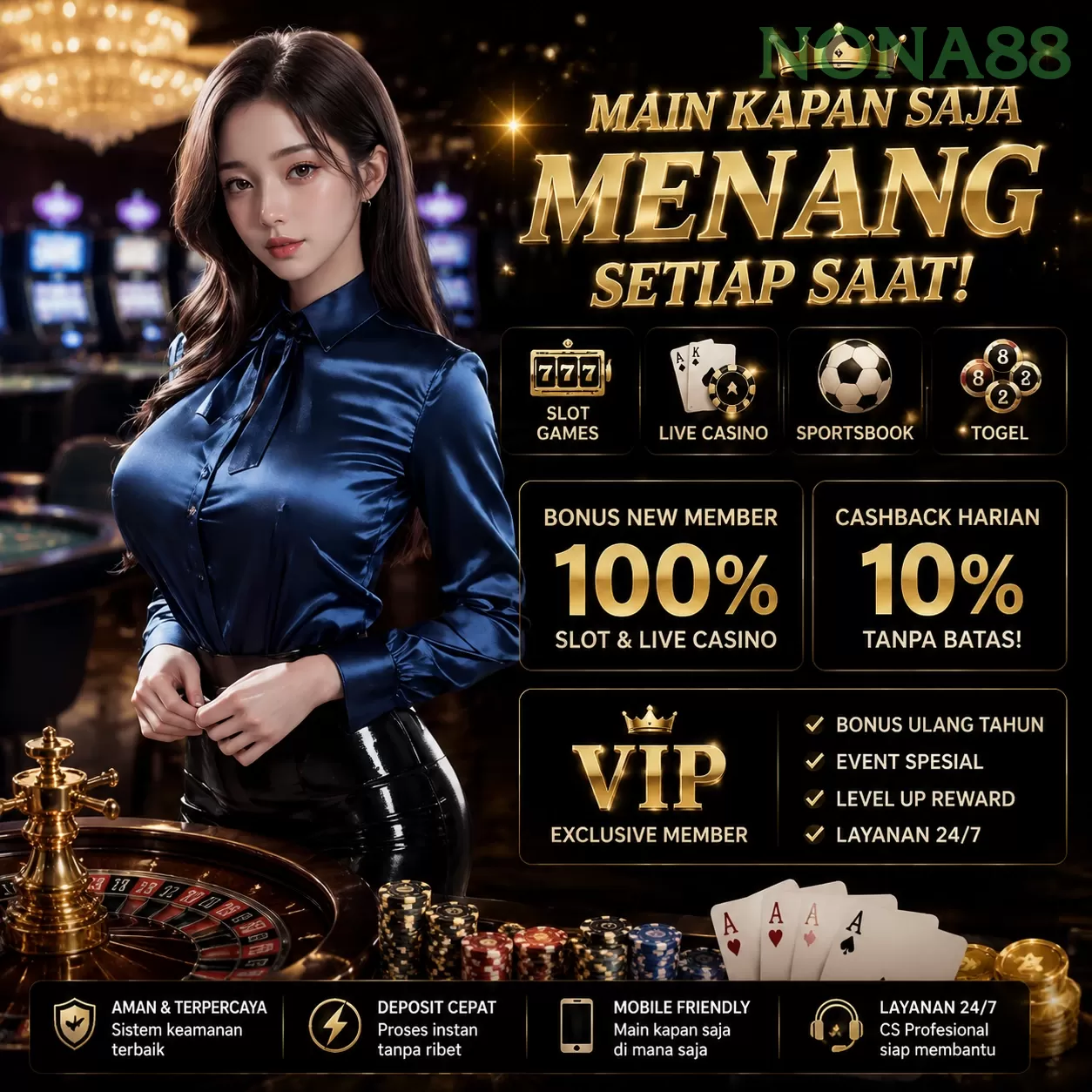 WELCOME BONUS NEW MEMBER 50_ promotion image